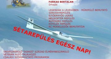 1. Baracs-Kisapostag Repülőnap program – jún. 23.