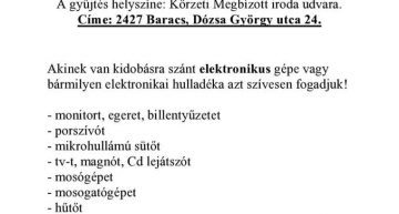 Elektronikai hulladékgyűjtés