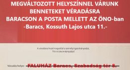 Véradás helyszínváltozással!